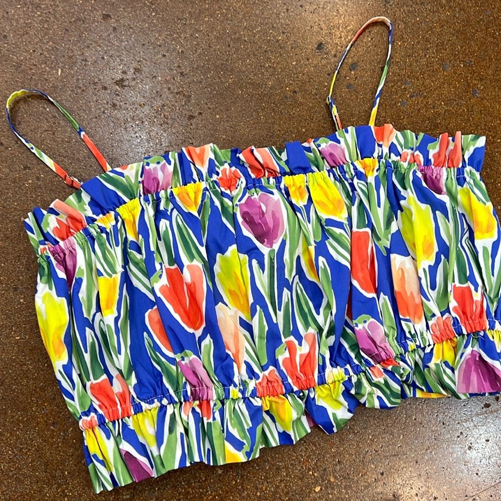 NWT english factory tulip crop SMALL